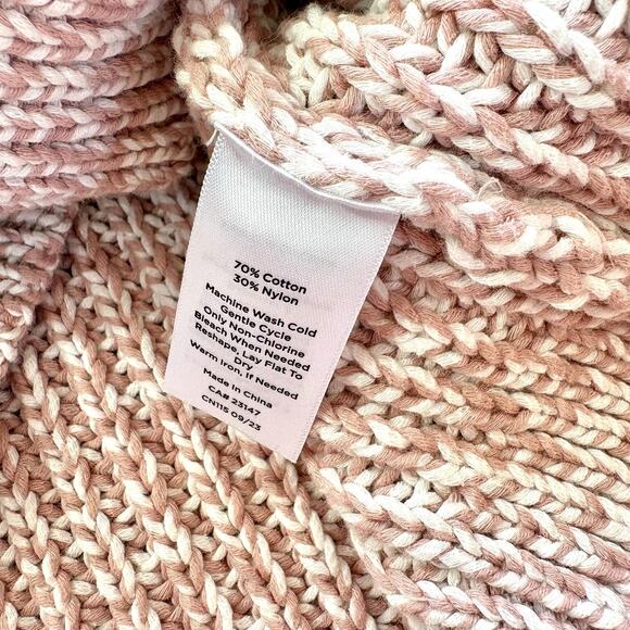 Haven‎ Well Within Marled Knit Polo Sweater | Dusty Pink Size Small - Picture 3 of 6